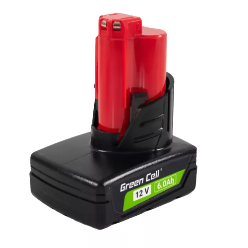 Hand Tool Battery / Accumulator for Milwaukee M12 12V 6Ah M12 B6 4932451395 PTML12V6