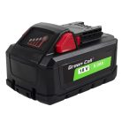Green Cell Battery for Milwaukee M18 18V 8Ah Replacement Battery M18 HB8 4932471070 Models PTML18V8