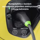 Green Cell Snap Type 2 Cable for Electric Vehicle Charging (5 m, 11 kW, 16A) for Tesla Model 3 S X Y, VW ID.4, Kia EV6, Hyundai IONIQ 5, Ford Mach-E Models EVKABGC03