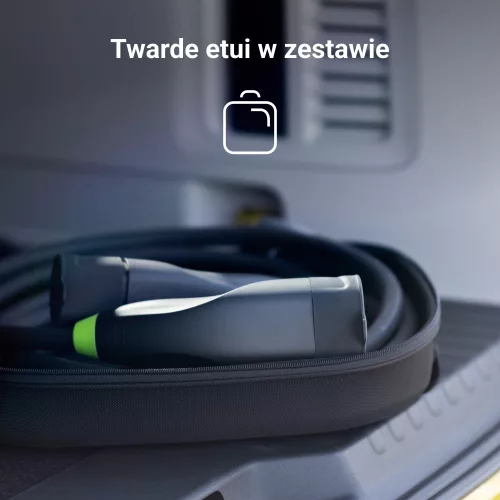 Green Cell Snap Type 2 Cable for Electric Vehicle Charging (5 m, 11 kW, 16A) for Tesla Model 3 S X Y, VW ID.4, Kia EV6, Hyundai IONIQ 5, Ford Mach-E Models EVKABGC03