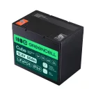 Green Cell CUBE LiFePO4 50Ah 12.8V 640Wh lithium iron phosphate battery for motorhome, golf cart, wind turbine LFPGC12V50AH