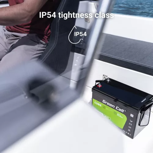 Green Cell CUBE LiFePO4 50Ah 12.8V 640Wh Lithium-Eisenphosphat-Akku für Wohnmobile, Golfwagen, Windkraftanlagen LFPGC12V50AH