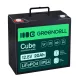 Green Cell CUBE LiFePO4 20Ah 12.8V 256Wh Lithium Iron Phosphate Battery for Tractors, Lawnmowers, Electric Vehicles LFPGC12V20AH