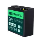 Green Cell CUBE LiFePO4 20Ah 12.8V 256Wh Lithium Iron Phosphate Battery for Tractors, Lawnmowers, Electric Vehicles LFPGC12V20AH