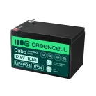 Green Cell CUBE LiFePO4 battery 10Ah 12.8V 128Wh, for power supply and emergency lighting, control panels LFPGC12V10AH
