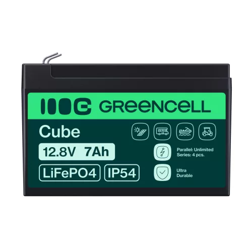 Green Cell CUBE LiFePO4 Akku 7Ah 12.8V 89.6Wh für UPS LFPGC12V7AH