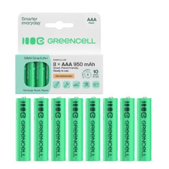 8x battery / accu AAA HR03 950mAh GR11