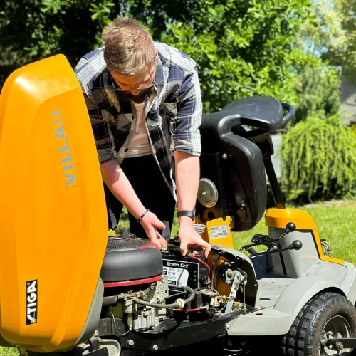 Green Cell CUBE AGM IP54 12V 40Ah VRLA battery with gel deep discharge protection for scooters, lawn mowers, boats, barges, tractors, fishing boats AGM12V40AH-J