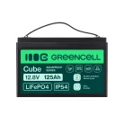 Green Cell CUBE LiFePO4 125Ah 12.8V 1600Wh lítium-vas-foszfát akkumulátor lakóautókhoz, napelemes rendszerekhez, off-grid rendszerekhez, hajókhoz LFPGC12V125AH