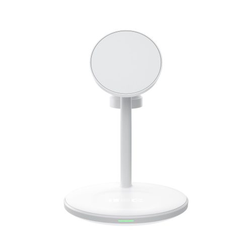 Green Cell MagScape Inductive Charging Stand 3-in-1 MagSafe for iPhone, Apple Watch, AirPods and other wireless headphones MSST-GC-3IN1-W