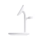 Green Cell MagScape induktive Ladestation 3 in 1 MagSafe für iPhone, Apple Watch, AirPods und andere kabellose Kopfhörer MSST-GC-3IN1-W