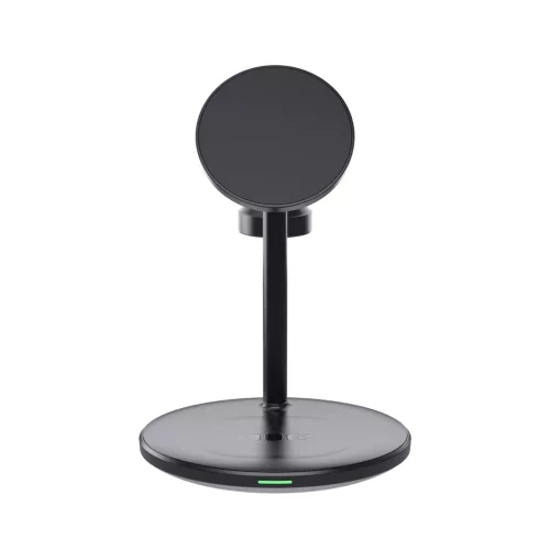 Green Cell MagScape induktive Ladestation 3 in 1 MagSafe für iPhone, Apple Watch, AirPods und andere kabellose Kopfhörer MSST-GC-3IN1-B