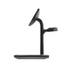 Green Cell MagScape Inductive Charging Stand 3-in-1 MagSafe for iPhone, Apple Watch, AirPods and other wireless headphones MSST-GC-3IN1-B