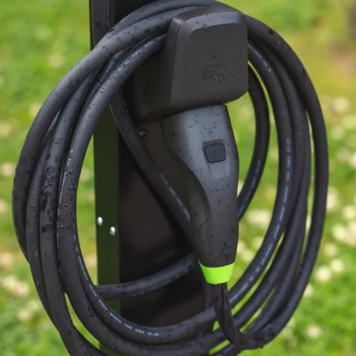 Habu Holder EV Ladekabelhalter für TYPE 2 Steckdosen EVGCAKHH1