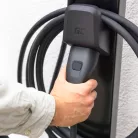Habu Holder EV Ladekabelhalter für TYPE 2 Steckdosen EVGCAKHH1