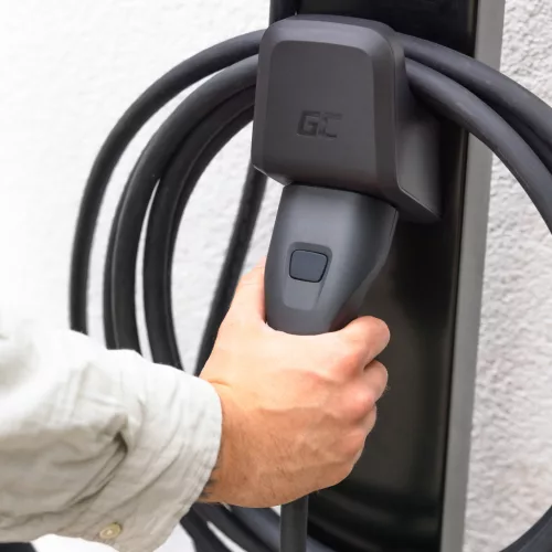 Habu Holder EV Ladekabelhalter für TYPE 2 Steckdosen EVGCAKHH1