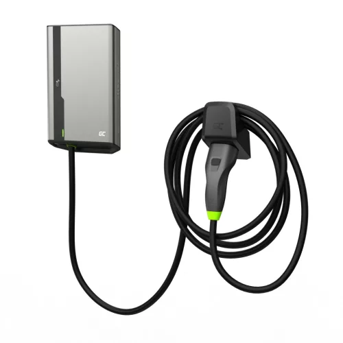 Green Cell HabuDen Wallbox 22kW 32A 5m NFC Kabel, Typ 2, intelligente EV-Ladestation mit GC-App, Bluetooth und WiFi-Verbindung EVGC021B2250