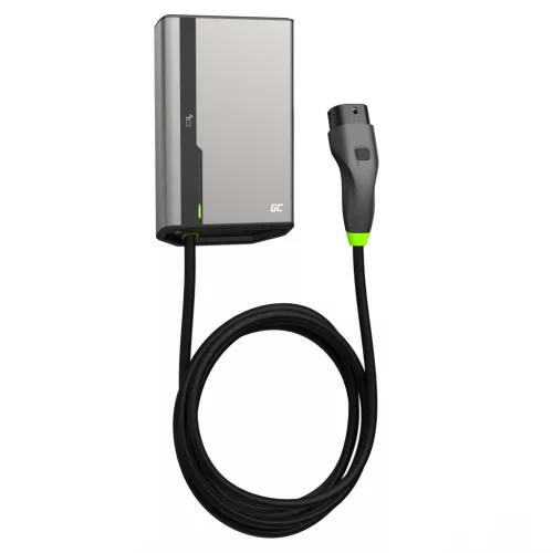Green Cell HabuDen Wallbox 22kW 32A 7,5m NFC Kabel, Typ 2, intelligente EV-Ladestation mit GC-App, Bluetooth und WiFi-Verbindung EVGC021B2275