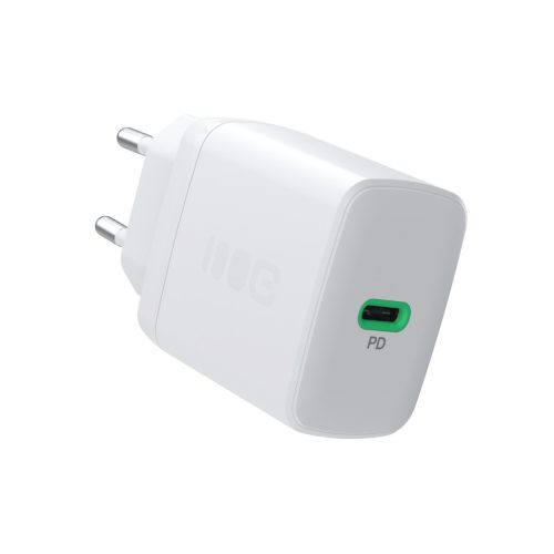 Green Cell PowerSource Solo30 töltő USB-C, fehér, 30W Power Delivery hálózati adapter CHARB-GC-30C-W
