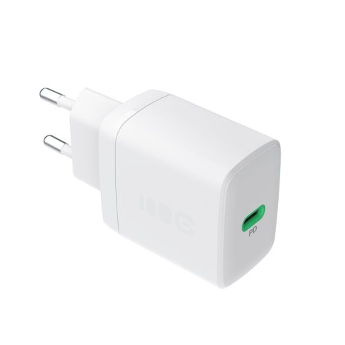 Green Cell PowerSource Solo30 töltő USB-C, fehér, 30W Power Delivery hálózati adapter CHARB-GC-30C-W