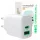 Green Cell PowerSource Duo30 Ladegerät USB/USB-C; weiß; 30W Power Delivery Netzadapter CHARB-GC-30AC-W