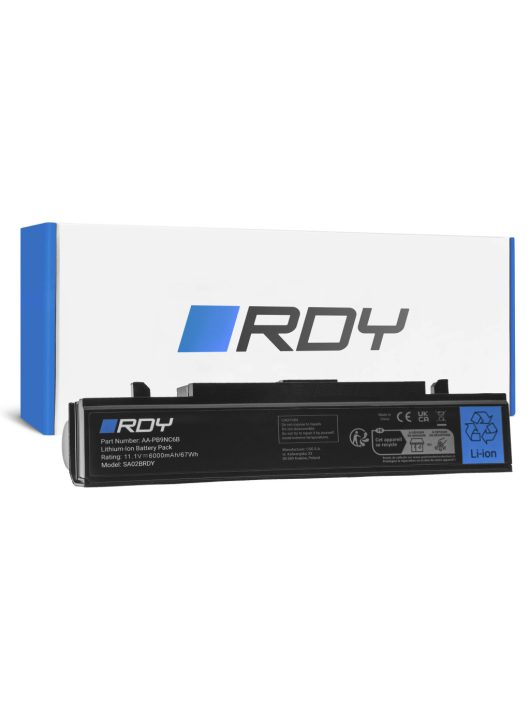 Bateria RDY AA-PB9NC6B AA-PB9NS6B do Samsung R519 R522 R525 R530 R540 R580 R620 R780 RV510 RV511 NP300E5A