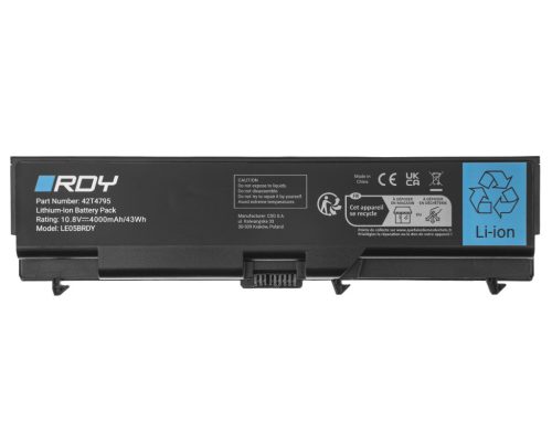 RDY Laptop-Akku 42T4235, 42T4795 für Lenovo ThinkPad L510, L512, L520, SL410, SL510, T410, T410i, T420, T420i, T510, T520, W510, W520 Modelle LE05BRDY