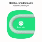 USB-C Kabel 1,2m 100W Green Cell PowerStream Schnellladung PD Leoparden Schwarz KABGC100PS120PB