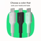 USB-C Kabel 1,2m 100W Green Cell PowerStream Schnellladung PD Leoparden Schwarz KABGC100PS120PB