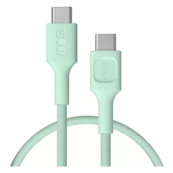   USB-C kábel 0,3m 100W Green Cell PowerStream gyors töltés PD menta zöld KABGC100PS30MG