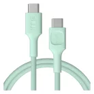USB-C kábel 1,2m 100W Green Cell PowerStream gyors töltés PD menta zöld KABGC100PS120MG