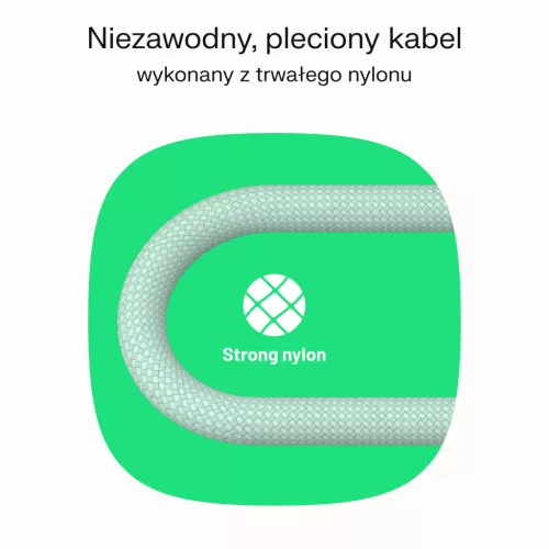 USB-C Kabel 1,2m 100W Green Cell PowerStream Schnellladung PD Mintgrün KABGC100PS120MG