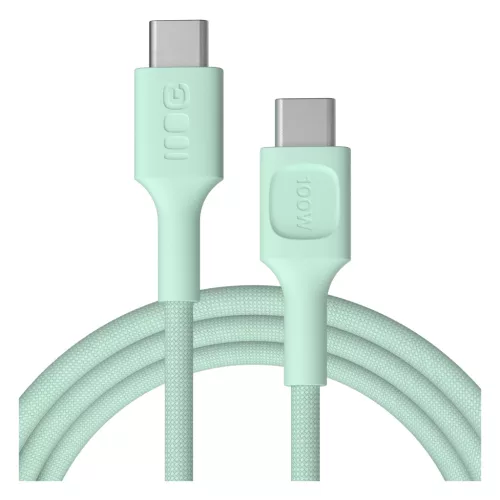 USB-C Kabel 2m 100W Green Cell PowerStream Schnellladung PD Mintgrün KABGC100PS200MG