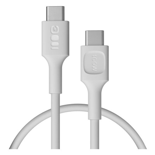 USB-C kábel 0,3m 100W Green Cell PowerFlex gyors töltés PD hófehér KABGC100PF30SW