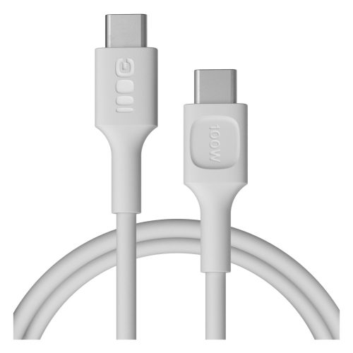 USB-C kábel 1,2m 100W Green Cell PowerFlex gyors töltés PD hófehér KABGC100PF120SW