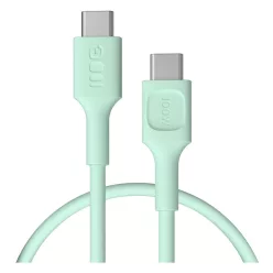   USB-C kábel 0,3m 100W Green Cell PowerFlex gyors töltés PD mentazöld KABGC100PF30MG