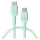 USB-C Kabel 0,3m 100W Green Cell PowerFlex Schnellladung PD mintgrün KABGC100PF30MG