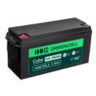 Green Cell AGM VRLA IP54 12V 250Ah maintenance-free battery for motorhomes, photovoltaic systems, solar panels, and boats AGM12V250AH-J
