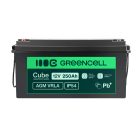 Green Cell AGM VRLA IP54 12V 250Ah maintenance-free battery for motorhomes, photovoltaic systems, solar panels, and boats AGM12V250AH-J