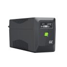 Green Cell 850VA 480W PowerProof unterbrechungsfreie Stromversorgung mit LCD-Display UPSLM480