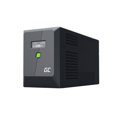 Green Cell 2000VA 1400W PowerProof uninterruptible power supply with LCD display UPSLP1400