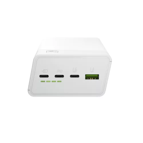 Green Cell PowerPlay 30 - White Powerbank 30000mAh Capacity, 22.5W, 4 Ports PBGC30W