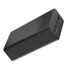 Green Cell PowerPlay 30 fekete powerbank 30000mAh 22,5W 4 port PBGC30B