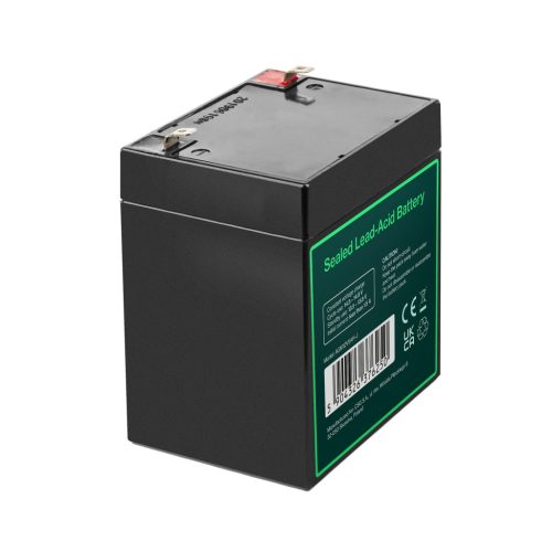 Greencell AGM VRLA 12V 5Ah maintenance-free battery for cash registers, toys, cameras 91x70x102mm AGM12V5AH-J