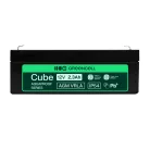 Greencell AGM VRLA 12V 2.5Ah maintenance-free battery for cash registers, toys, cameras 178x36x66mm AGM12V2-3AH-H