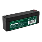 Greencell AGM VRLA 12V 2.5Ah maintenance-free battery for cash registers, toys, cameras 178x36x66mm AGM12V2-3AH-H