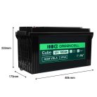 Greencell AGM VRLA 12V 120Ah wartungsfreier Akku für Boote, Photovoltaik, Solarpanels 173x406x233mm AGM12V120AH-J