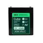 Greencell AGM VRLA 12V 4.5Ah maintenance-free battery for cash registers, toys, cameras 90x70x106mm AGM12V4-5AH-H
