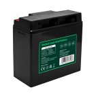 Greencell AGM VRLA 12V 18Ah karbantartásmentes akkumulátor kasszákhoz, játékokhoz, kamerákhoz 181x77x167mm AGM12V18AH-H