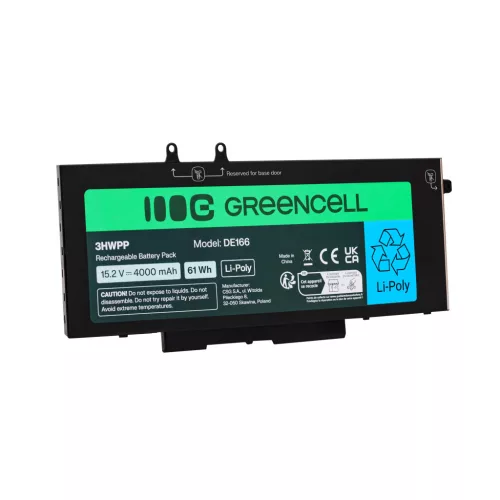 Greencell akkumulátor Dell 3HWPP Latitude 5400, 5401, 5410, 5411, 5500, 5501, 5510, 5511, 7591 DE166
